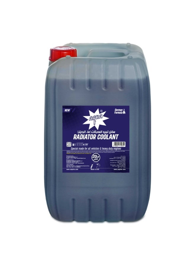 Aqua Radiator Coolant Blue – German Formula | 20 Liters | Advanced Engine Protection & Cooling - Image 1
