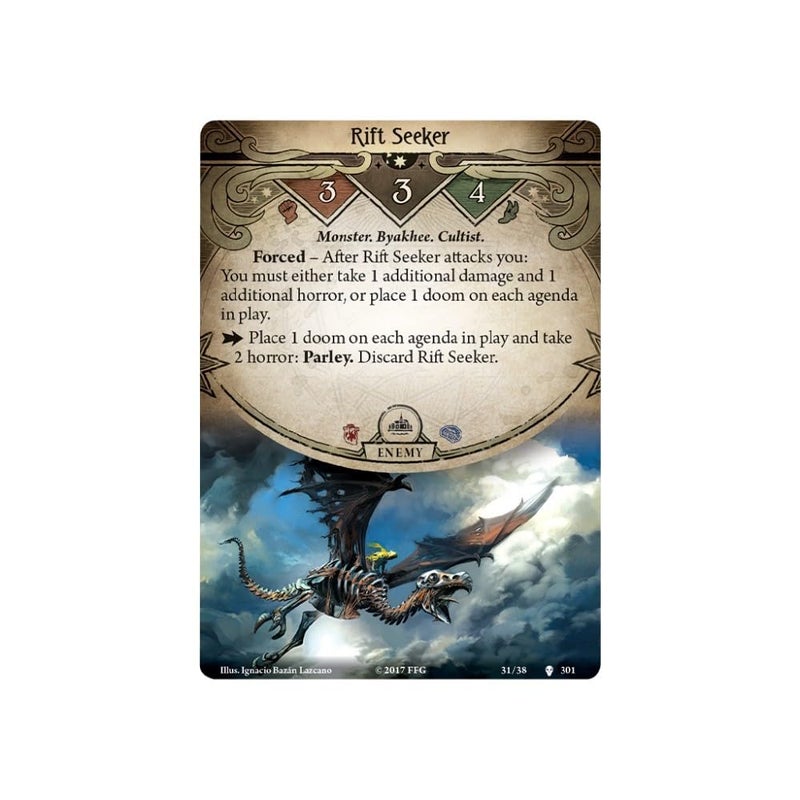 Fantasy Flight Games Arkham Horror The Card Game Black Stars Rise MYTHOS PACK - Face the Madness on Mont Saint-Michel! Cooperative Living Card Game, Ages 14+, 1-4 Players, 1-2 Hour Playtime, Made by Fantasy Flight Games - Image 2