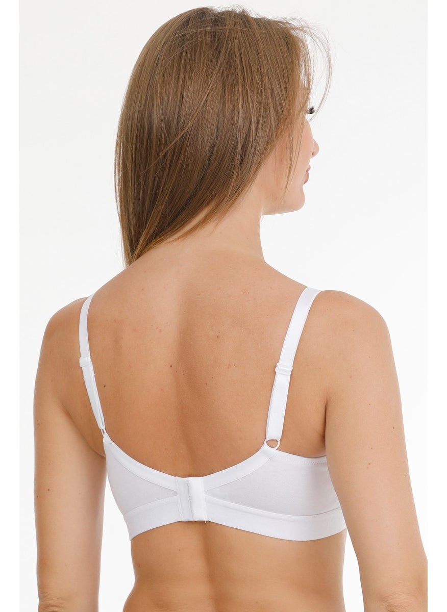 Par Lingerie Nursing Bra Lace Cupless White  - Image 4