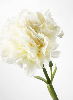 FEJKA Artificial flower, carnation/white 30cm  - Image 3