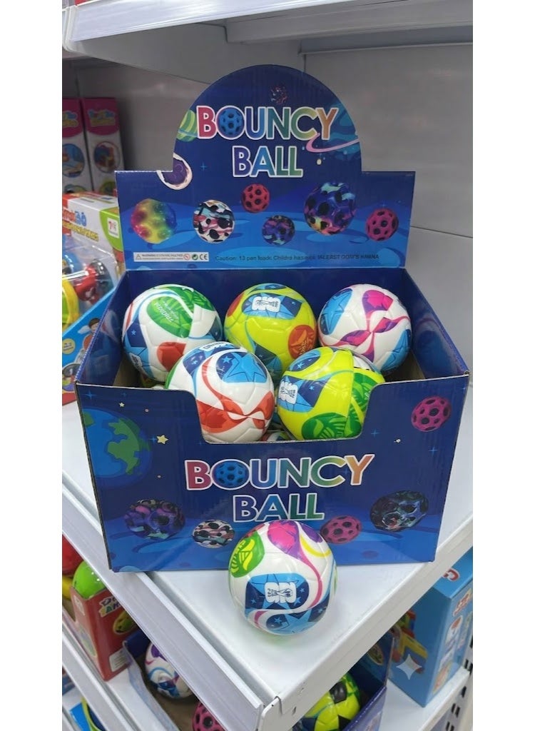 12-Piece High-Bouncing Colorful Toy Balls Set for Kids – Mini Sports Design Rubber Bouncy Balls | Party Favors & Outdoor Play - Image 1