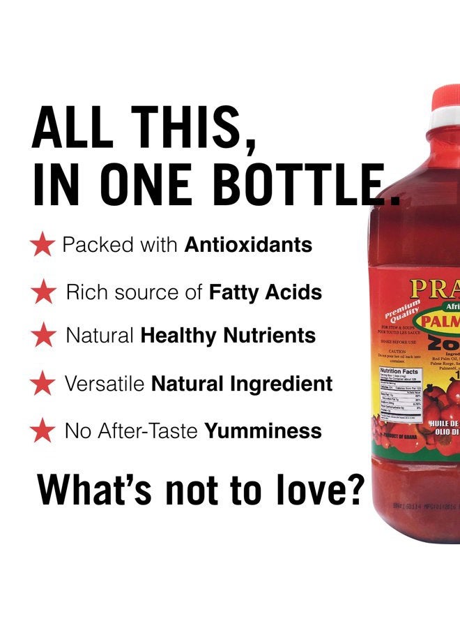 Praise Red Palm Oil, 2-Liters - Zomi - Image 4