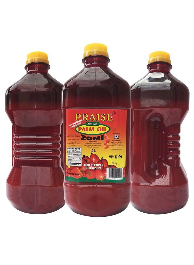 Praise Red Palm Oil, 2-Liters - Zomi - Image 1