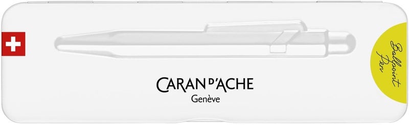 Caran d'Ache 849 POP Ballpoint Pen - Fluorescent Yellow - Image 2