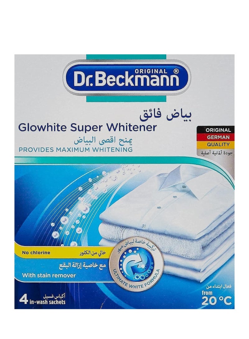 Dr. Beckmann Glow White Super Whitener 4 Sheets 40grams - Image 1