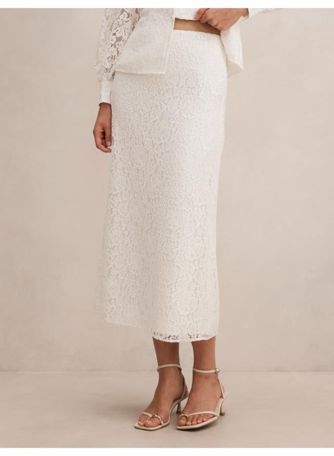 forever new Loretta Lace Midi Skirt - Image 3
