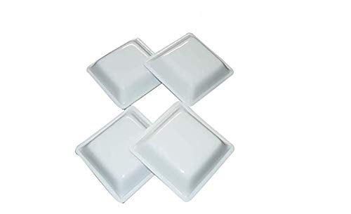 Neena Crockeries Neena Crockeries Square Shape Chutney Bowl 40 ML Set of 4pc  - Image 1