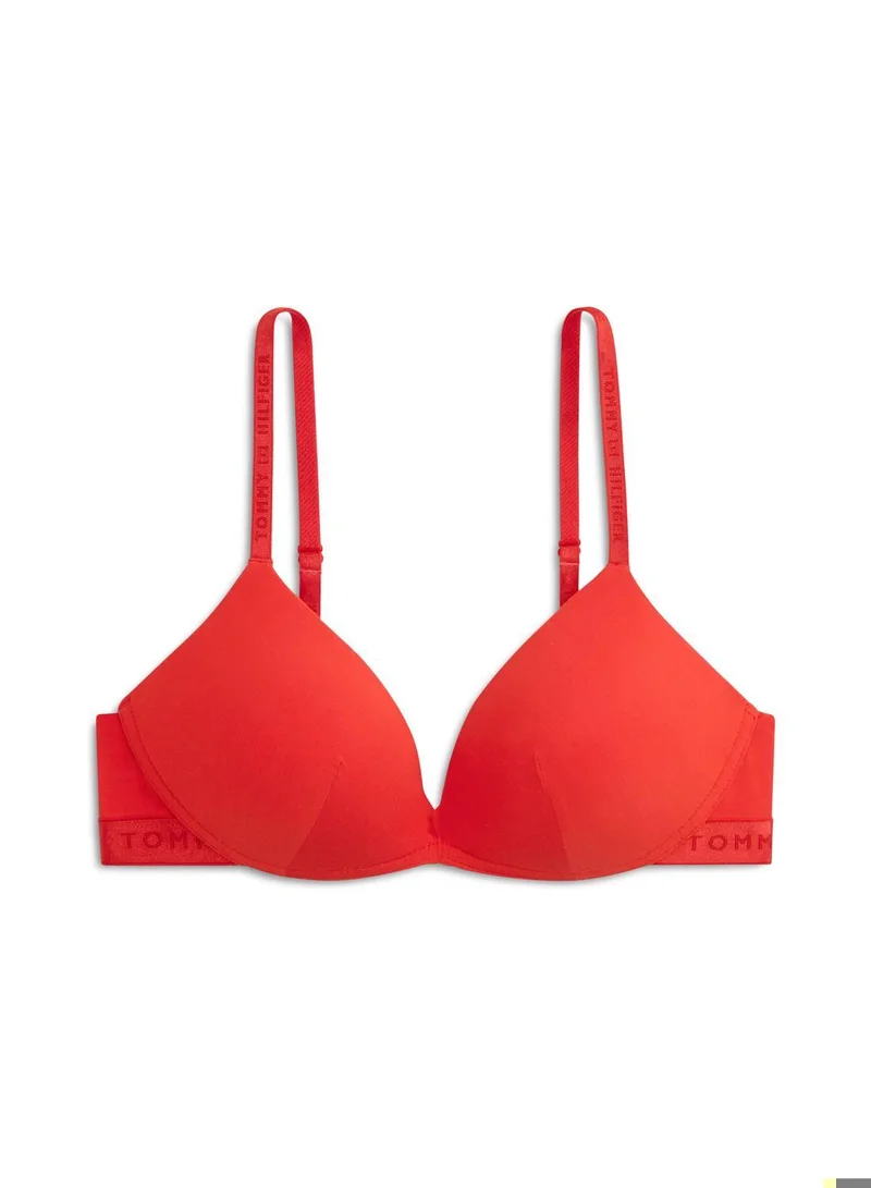 TOMMY HILFIGER Fireworks Repeat Logo Non-Wired Push-Up Bra for Women | Best Price UAE