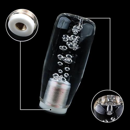 Sumjig 1 PC Car Speed Shift Knob, 3.94" x 1.7" x 1.18", Transparent Crystal Bubble Gear Shift Knob with LED Lights, Easy to Install, Suitable for Most Car Models - Image 3