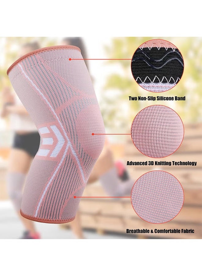 ليمون دعامة الركبة الضاغطة للنساء - لتخفيف الألم، التهاب المفاصل، تمزق الغضروف الهلالي، التعافي من الإصابات - مثالية للياقة البدنية، الجري، الرياضة، صالة الألعاب الرياضية، والمشي لمسافات طويلة. - Image 5