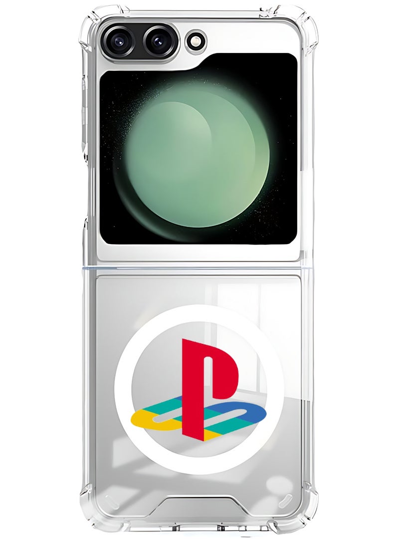 Theodor Magnetic Case for Samsung Galaxy Z Flip 6 Compatible with MagSafe Wireless Charging, Shockproof Phone Bumper Cover PS - Image 1