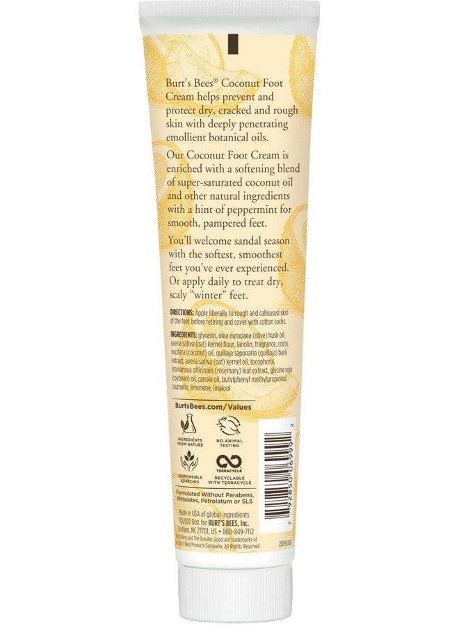 Burt's Bees Coconut Oil Foot Cream, Package May Vary, 4.3 Oz - Image 3