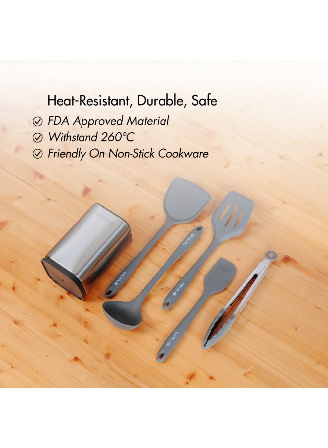 Fukuro 260 ProSilicone Cooking Utensil Set 5-Piece - Image 3