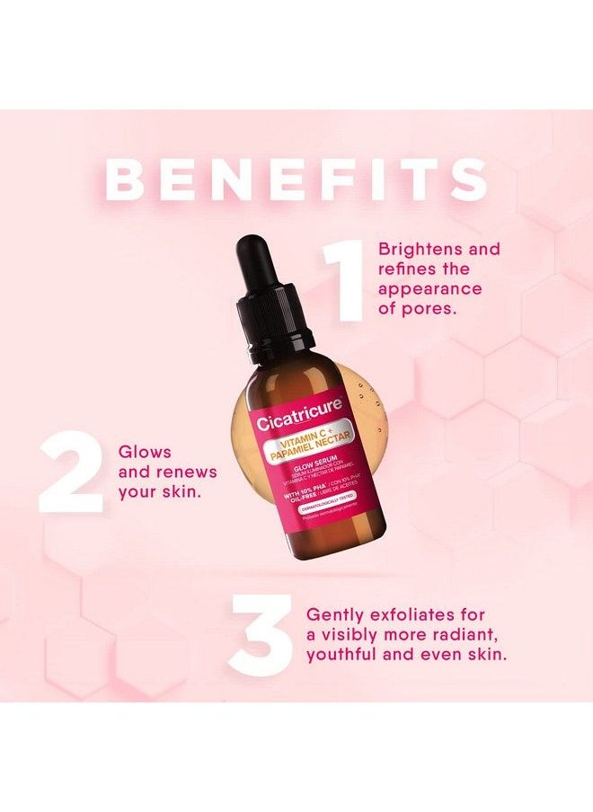 CICATRICURE Vitamin C & Papamiel Nectar Glow Serum 1 Fl Oz (Pack Of 1)  - Image 3