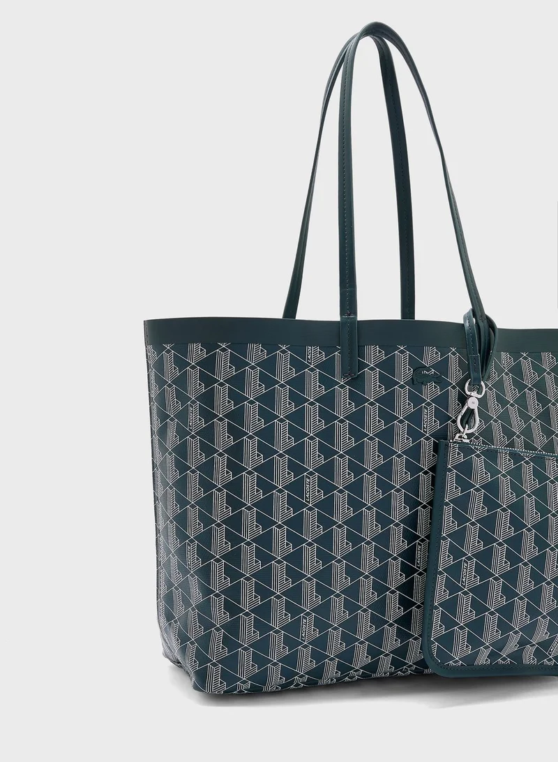 LACOSTE Top Handle Tote