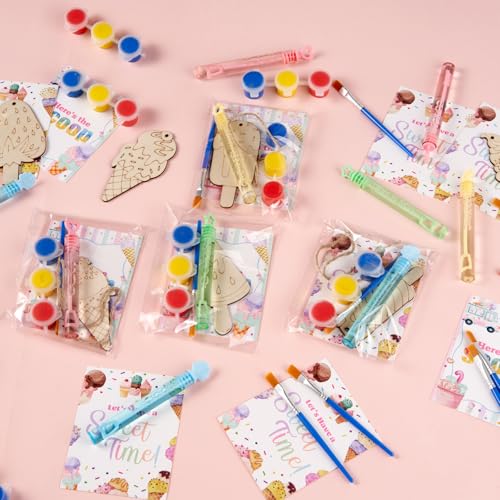 Vanblue Ice Cream Party Favors Two Sweet Birthday Party Decorations Supplies for KidsSummer Party Goodie Bag StuffersCraft Kits Classroom Rewards Gifts Prizes Pinata Stuffers for Kids Girls - Image 5