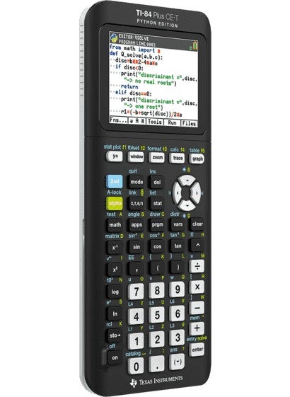 TEXAS INSTRUMENTS - T-84 Plus Ce-T Python Edition Calculator - Image 1