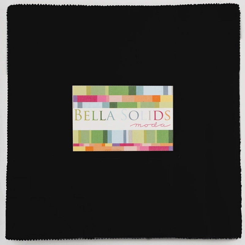Moda Fabrics Black Bella Solids Layer Cake by Moda Fabrics - Image 4