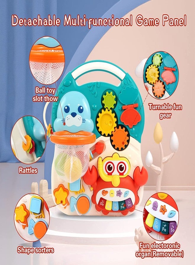 Sisliya Baby Activity Walker, First Step Multiple Pattern, Sit & Play, Music Toy, Stand & Walk, Building Blocks, Intelligence Development, Walker for 6-18 Months Baby, Boy & Girl Birthday Gift - Image 2