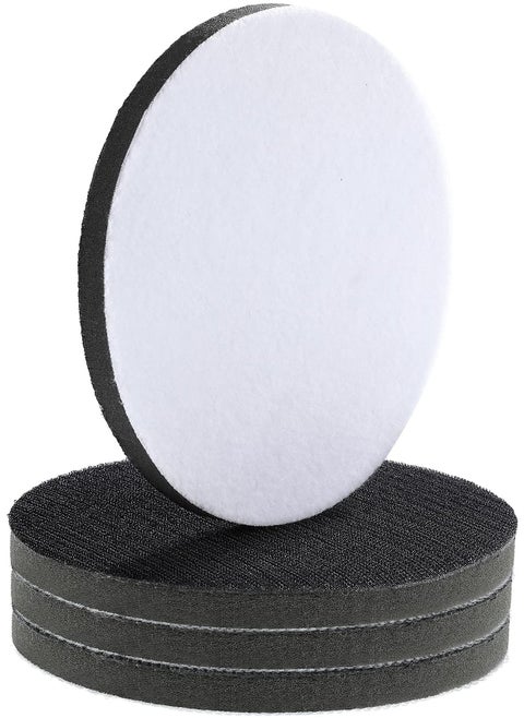 6 Inch Hook and Loop Soft Foams Buffering Pad - 150mm Soft Density Interface Pads - for 6 Inch Sanding Pad - Set of 4.
