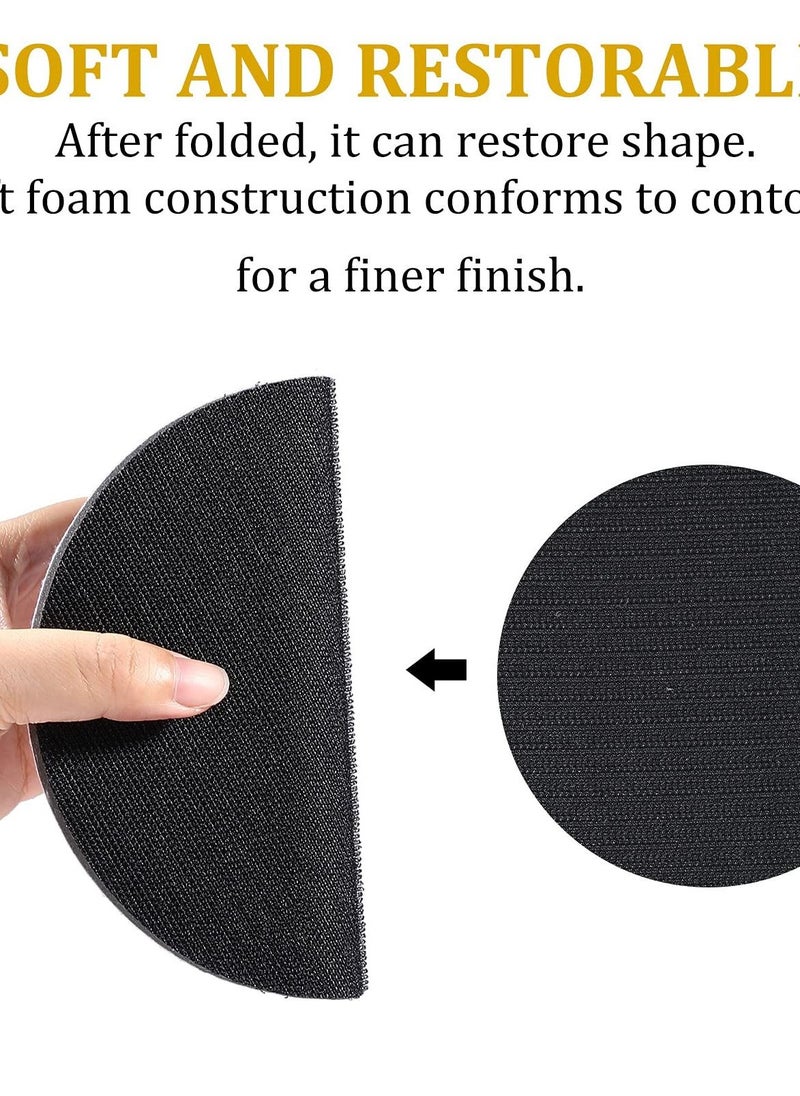 Excefore - 6 Inch Hook and Loop Soft Foams Buffering Pad - 150mm Soft Density Interface Pads - for 6 Inch Sanding Pad - Set of 4. - Image 1