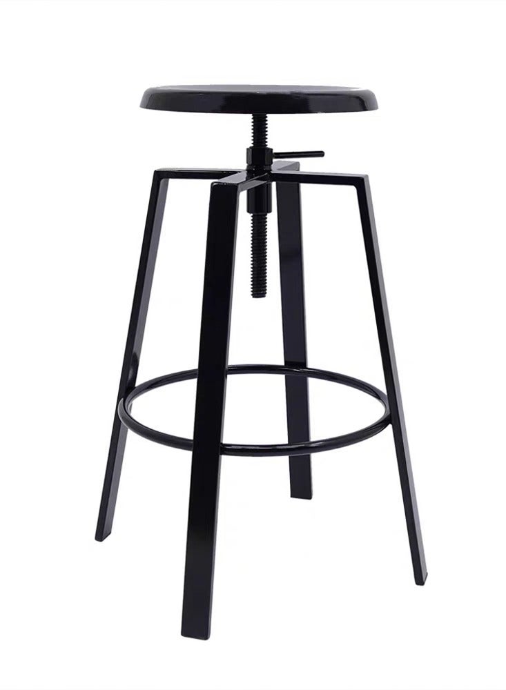 LANNY Jeffcoco Furniture Steel Bar Stool,High Bar Chair Counter Chair Bar Stool Indoor Chair Home Bar Stool 4 leg High Chair (Set Of 2) - Image 2