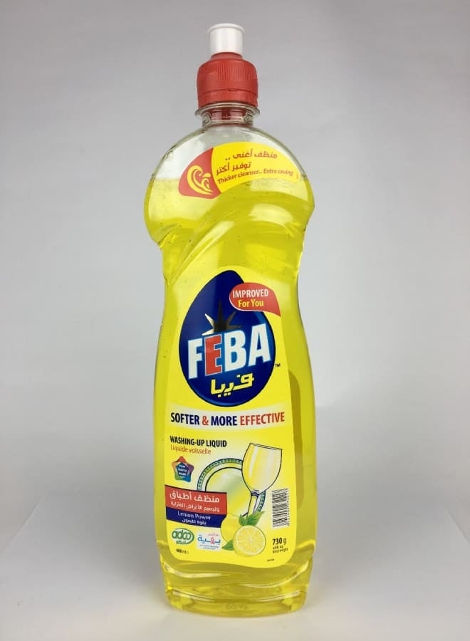 FEBA Dish wash 680 ml Lemon - Image 1