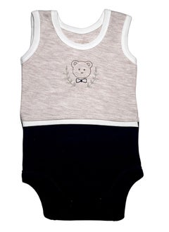 LADI Baby Sleeveless Bodysuit Onesie (Pack of 2) Multicolor  - Image 4