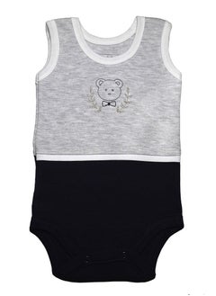 LADI Baby Sleeveless Bodysuit Onesie (Pack of 2) Multicolor  - Image 3