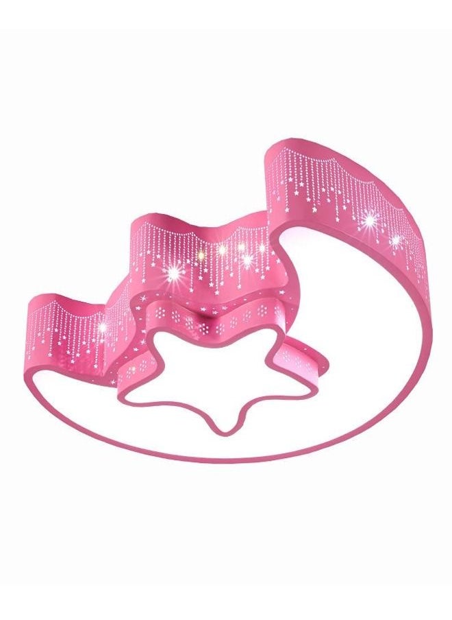 fashionhome - Modern Moon and Star Shape LED Acrylic Ceiling Remote Control Adjustable Dimming Light Lamp For Kids Room - Image 1