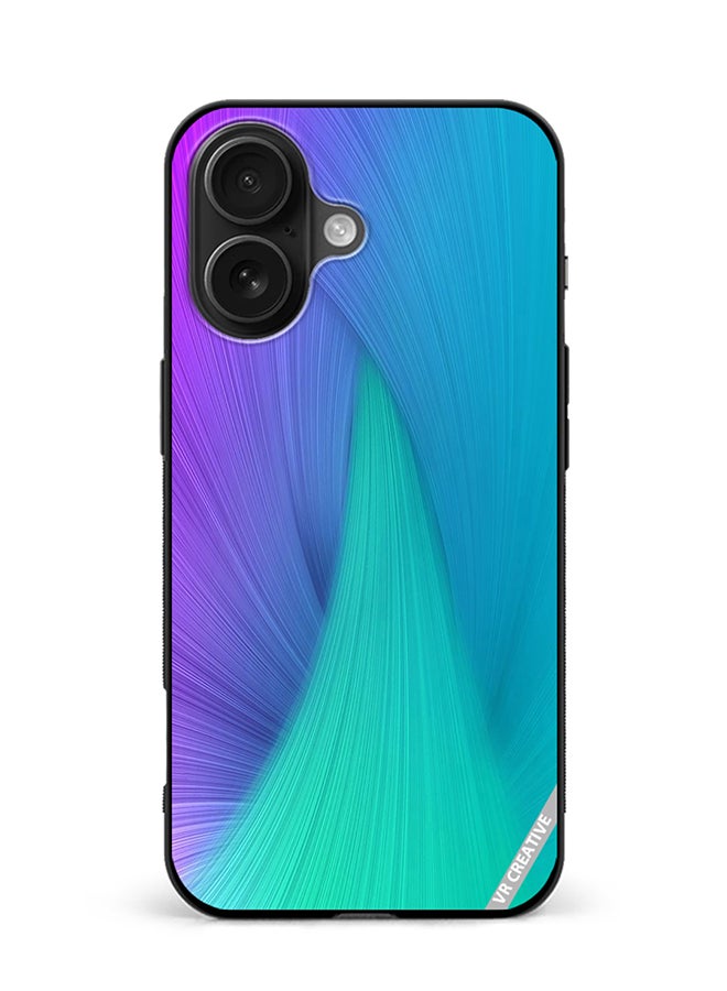 VR CREATIVE Protective Case Cover For Apple iPhone 16 Layers Design Multicolour