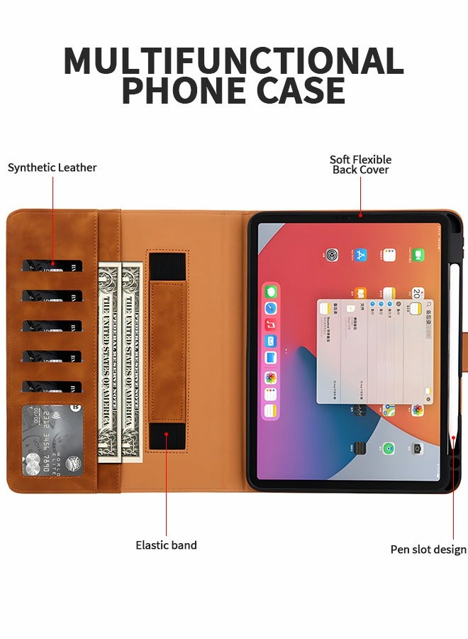 GROIC For iPad Pro 11 inch(2018/2019/2020/2021/2022) iPad Air4/Air5 10.9 Case with Built-in Pencil Holder, Folio Stand Protective Cover with Auto Sleep/Wake & Multiple Viewing Angles for iPad Pro 11 inch  - Image 4