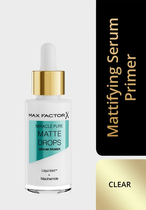Max Factor Miracle Pure Matte Drops Serum Primer, 30ml (1oz)