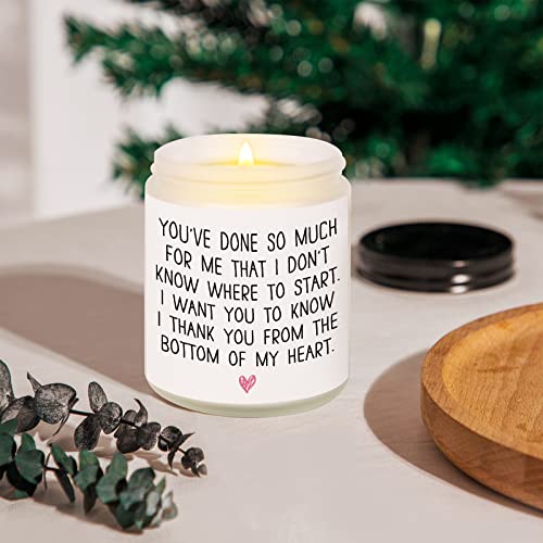 BAUBLEDAZZ Thank You Gifts for Women, Thank You Candle- Handmade Lavender Natural Soy Wax Candle (7oz)- Appreciation Gifts for Friends, Coworker, Men, Hostess - Image 2