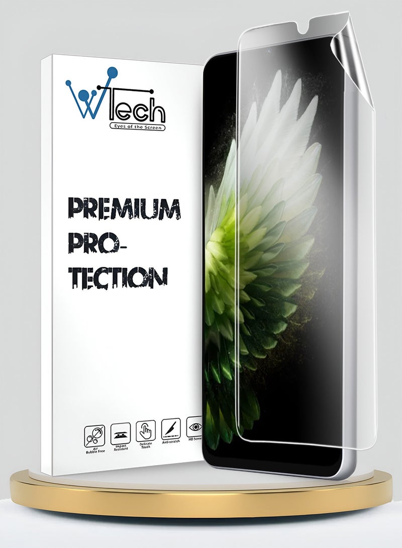 Wtech Tecno Spark 40 5G 2025 Premium Hydrogel Anti Spy / Anti Privacy Film Thin and Flexible Screen Protector (MSHFMP) - Clear - Image 1
