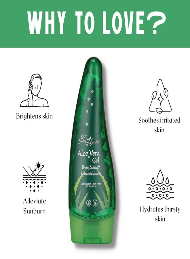 Skin Secrets Fruit Facial Massage Cream & 3 in 1 Natural Aloe Vera Gel for skin & Hair| Paraben Free, Cruelty Free & Vegan (Cream + Gel) - Image 4