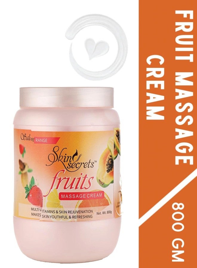Skin Secrets Fruit Facial Massage Cream & 3 in 1 Natural Aloe Vera Gel for skin & Hair| Paraben Free, Cruelty Free & Vegan (Cream + Gel) - Image 1