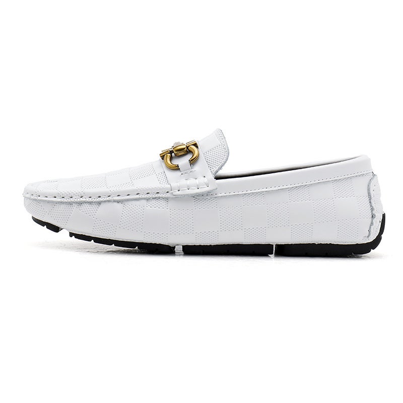 Vintage Genuine Leather Men'S Loafers Men'S Shoes Casual Leather Shoes Breathable Shoes Fashion Shoes Handmade Leather Shoes Men'S Loafers - Image 1