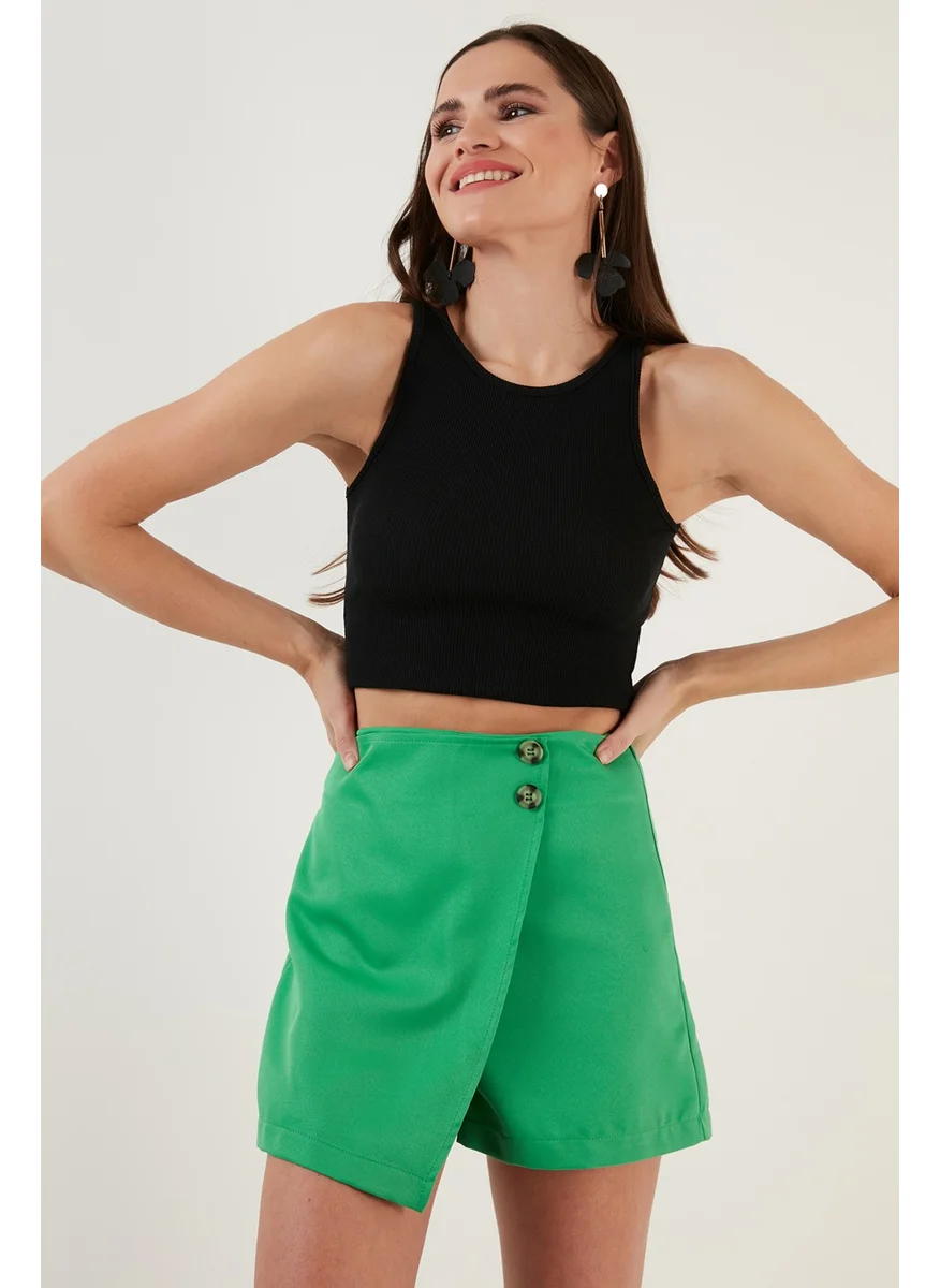 Lela Cotton Corded Super Crop Knitted Undershirt Women's Undershirt 5864215