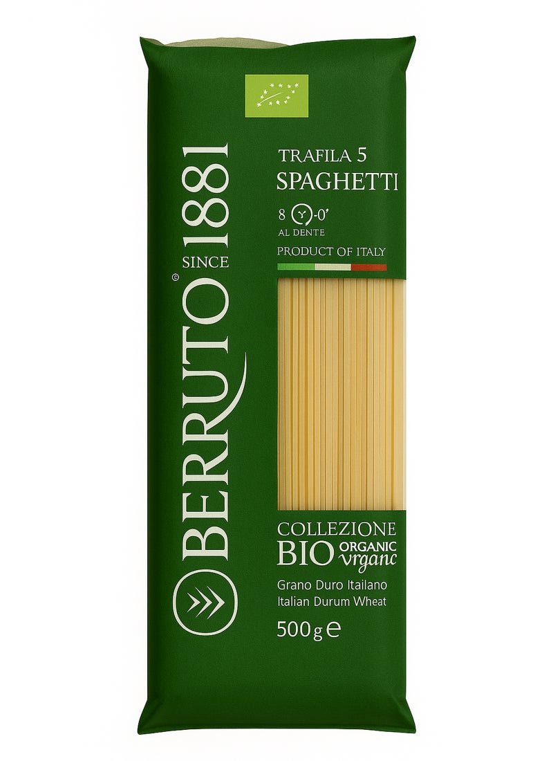 Pasta Berruto No 5 Natural Organic Spaghetti Pasta 500g - Image 1