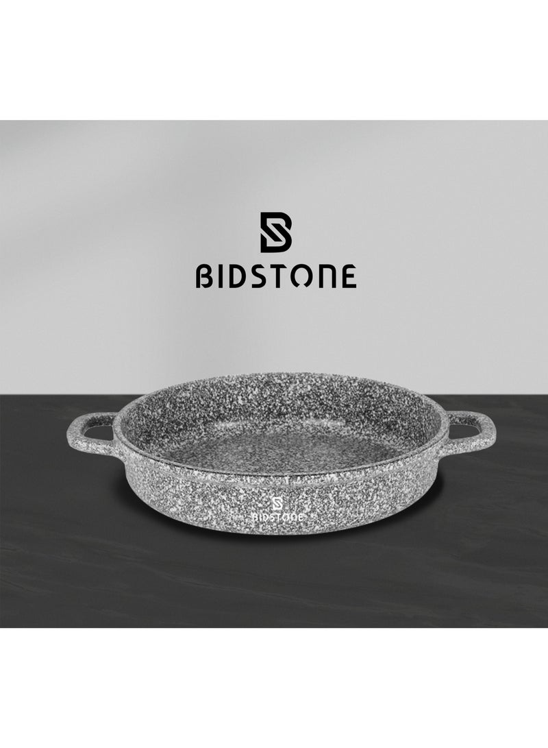 Bidstone 3-Piece Granite Shallow Pot Mini Chef Set – 16/18/20cm – Non-Stick, Oven and Induction Safe, Elegant and Table Ready PFOA-Free - Image 4