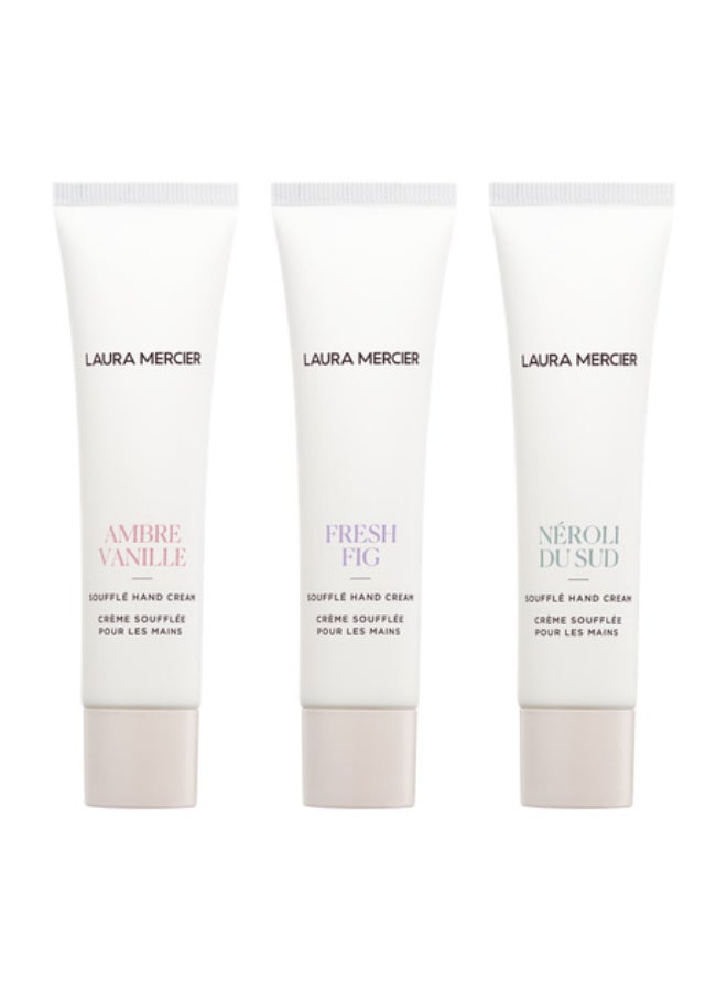 laura mercier Decadent Dreams Souffle Hand Cream Trio