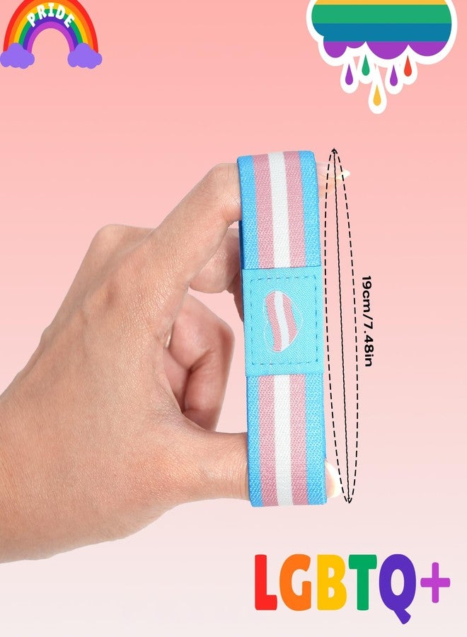 nylry Rainbow Bracelet Pride Bracelets for Women Men Stretch Rainbow Bracelets LGBTQ Stuff LGBT Jewelry Accessories Gifts for Pride Month Decorations-trans - Image 5