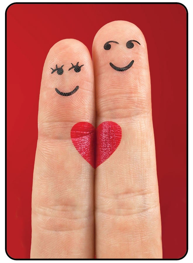 EYE CATCH Protective Case Cover For Samsung Galaxy Tab S9 Ultra Finger Love - Image 1