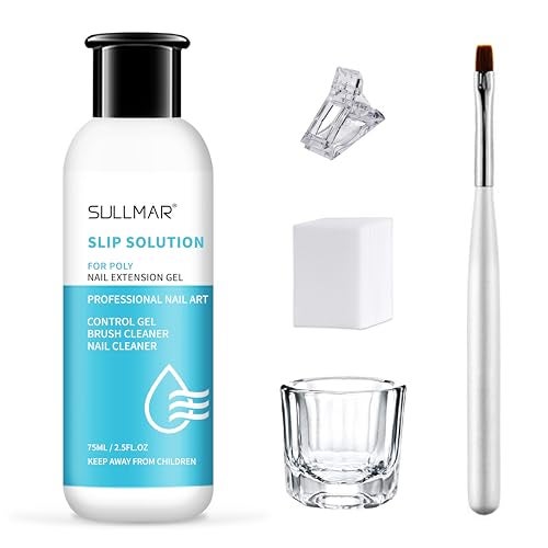 SULLMAR Slip Solution Nail Slip Solution Poly Gel Nail Poly Extension Gel 75ml25FLOZ - Image 2