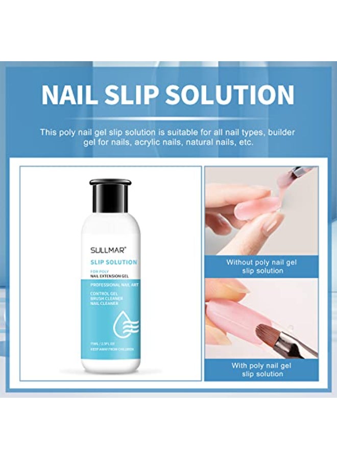 SULLMAR Slip Solution Nail Slip Solution Poly Gel Nail Poly Extension Gel 75ml25FLOZ - Image 4