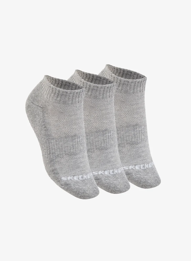 3 Pack Half Terry Quarter Crew Socks