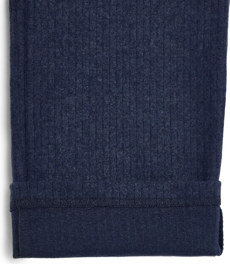 mmetalic Elastic Waist Indigo Girls Tracksuit Bottoms - Comfortable Wide Leg Thick Fabric 7-8-9-10-11-12-13-14 Years