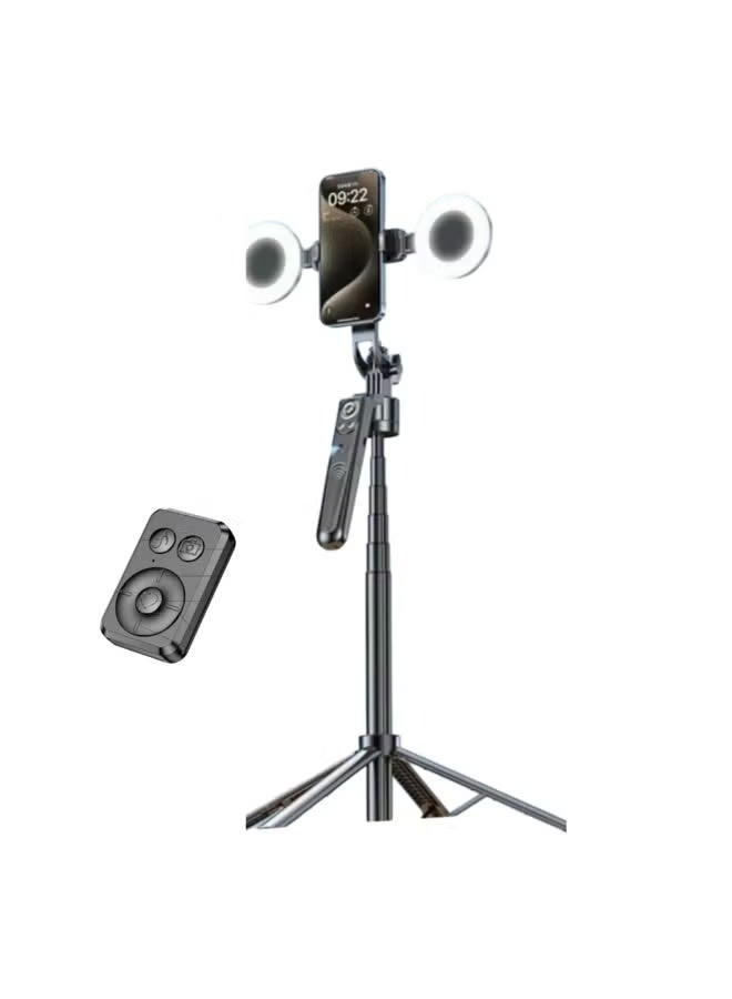 حامل ثلاثي القوائم الذكي A7 المزود بخاصية تتبع الوجه بالذكاء الاصطناعي - حامل قابل للتعديل وتتبع تلقائي للتدوين بالفيديو والبث المباشر - Image 2