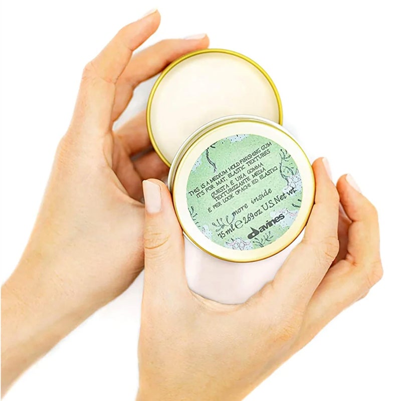 Davines This Is A Medium Hold Finishing Gum, Residue-Free Lightweight And Workable Finish For A Texturized And Sleek Style, 2.69 oz - Image 4
